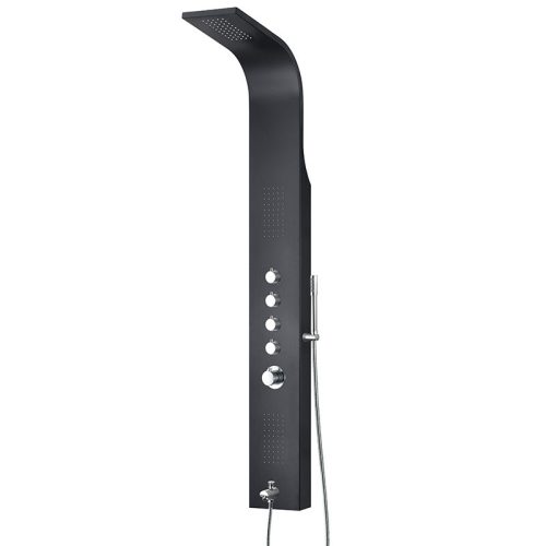 Zuhanypanel, Wellis Mariner Black Matt WZ00102