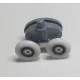 Zuhanykabin görgő, Aqualife XD-31 24mm alsó