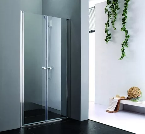 Zuhanyajtó, Aquatek GLASS B2 100/195 matt króm