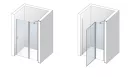 Zuhanyajtó, Aquatek GLASS B5 120/195 R-L