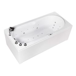   Hidromasszázs kád, Wellis Malawi E-Drive 170 balos csaptelep nélkül WK00164-1