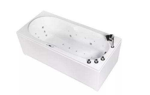 Hidromasszázs kád, Wellis Malawi E-Drive 170 Retroval balos WK00148-1