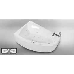   Hidromasszázs kád, Wellis Matana E-Drive 160 csaptelep nélkül BALOS WK00176-1