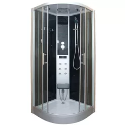   Hidromasszázs gőzkabin, Sanotechnik Cikkszám: CS99 Relax 90x90 íves