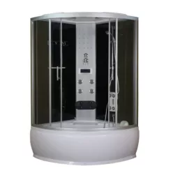   Hidromasszázs zuhanykabin, Sanotechnik Cikkszám: TR20 Salsa 120x120 íves elektronikával