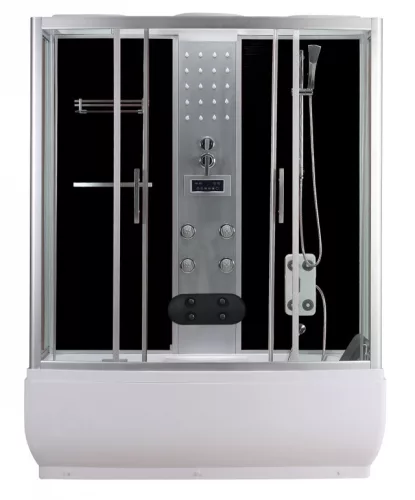 Hidromasszázs zuhanykabin, Sanotechnik Cikkszám: PR150 Nevada 85x150 szögletes elektronikával