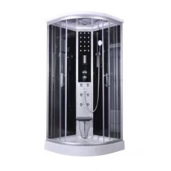   Hidromasszázs zuhanykabin, Sanotechnik Cikkszám: CL100 Comfort 100x100 íves elektronikával