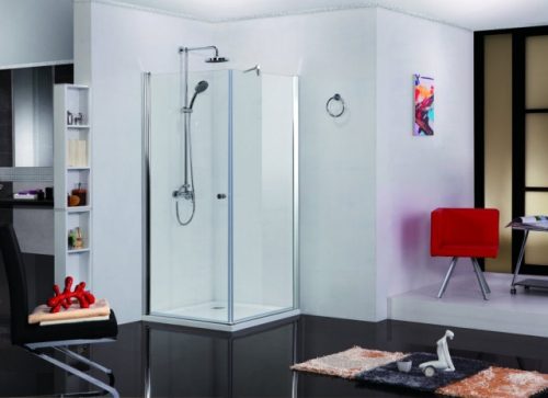 Zuhanykabin, Sanotechnik Cikkszám: N1590 Elegance szögletes sarok 90x90