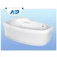 Kád, H2O Kitty 150x95 aszimmetrikus balos