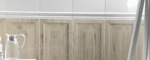 Listello, Tubadzin Royal Place White 2 Scienna 6,2x29,8