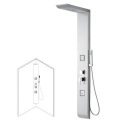 Zuhanypanel, Wellis WZ00104 Lucia sarok zuhanypanel