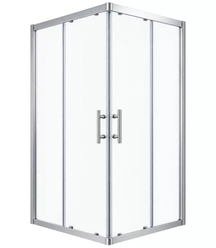 MK Zuhanykabin, szögletes, 90x90, tálca nélkül (MK-004)