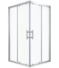 MK Zuhanykabin, szögletes, 80x80, tálca nélkül (MK-005)