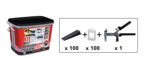 Lapszintező készlet, Rubi 03914 Delta ékes lapszintező készlet 1,5 mm (3-12 mm)