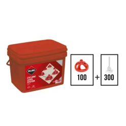   Lapszintező készlet, Rubi 35965 Cyclone csavarós lapszintező készlet 3 mm