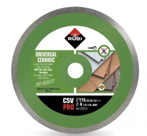 Vágókorong, Rubi 31915 Vágókorong CSV 125 Pro