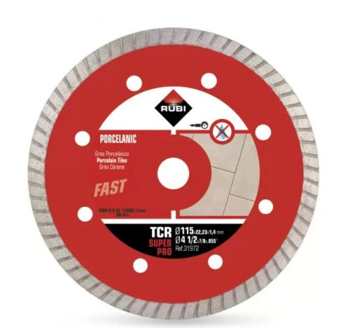 Vágókorong, Rubi 31972 Vágókorong TCR 115 Superpro