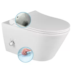   WC, Sapho Avva rimless, fali wc bidézuhannyal, csapteleppel 100315