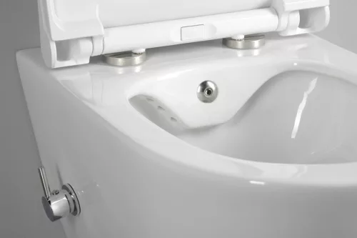 WC, Sapho Avva rimless, fali wc bidézuhannyal, csapteleppel 100315
