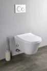 WC, Sapho Avva rimless, fali wc bidézuhannyal, csapteleppel 100315