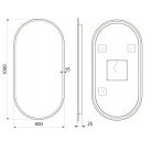 Tükör, Sapho Minox Led tükör MX250 50x100