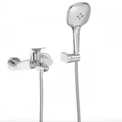   Kádtöltő csaptelep, Tres Canigo kádtöltő csaptelep zuhanyszettel 21717001