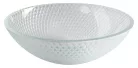 Mosdó, Sapho BEAUTY PUKETA gravírozott üvegmosdó, átm:42cm, transzparent üveg (TY165)