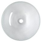 Mosdó, Sapho BEAUTY PUKETA gravírozott üvegmosdó, átm:42cm, transzparent üveg (TY165)