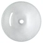 Mosdó, Sapho BEAUTY PUKETA gravírozott üvegmosdó, átm:42cm, transzparent üveg (TY165)