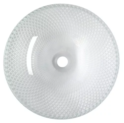 Mosdó, Sapho BEAUTY PUKETA gravírozott üvegmosdó, átm:42cm, transzparent üveg (TY165)