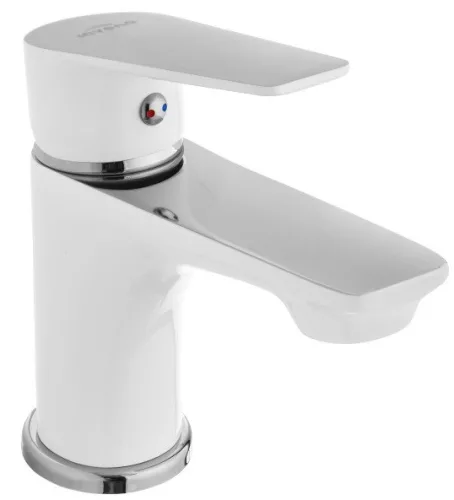 Mosdó csaptelep, Invena Dokos mosdó csaptelep, fehér-króm BU-19-002-V