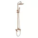 Zuhanyszett, Invena Glamour Invena Trend zuhanyszett, csapteleppel, réz AU-05-B14-V