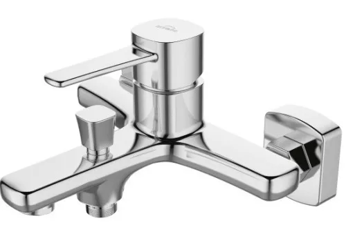 Kádtöltő csaptelep, Invena Glamour Invena Trend zuhanyszett nélkül, króm BW-02-001-V