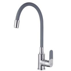   Mosogató csaptelep, Invena Joga Plus álló, flexibilis kifolyócsővel, bézs BZ-32-P03-C