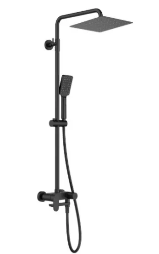 Zuhanyszett, Deante Alpinia zuhanyszett kádtöltő csapteleppel, fekete NAC_N1AM