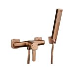 Zuhany csaptelep, Invena Glamour zuhanyszettel, réz BN-02-014-V
