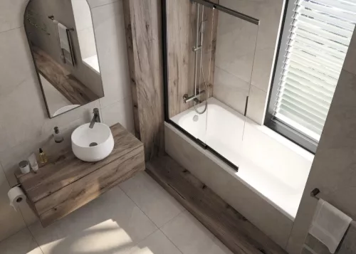 Törölközőtartó, Deante Arnika fali törölközőtartó, titanium ADA_D621