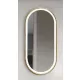 Fürdőszoba tükör, Arezzo design LED ovális, okos tükör, 40x90 cm arany AR-3056