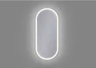 Fürdőszoba tükör, Arezzo design LED ovális, okos tükör, 40x90 cm arany AR-3056