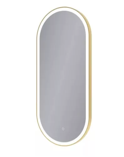 Fürdőszoba tükör, Arezzo design LED ovális, okos tükör, 40x90 cm arany AR-3056
