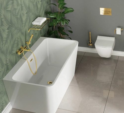 WC papír tartó, Deante Silia fali wc papír tartó, arany ADI_Z211