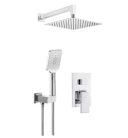 Falba süllyesztett csaptelep, Deante Anemon Bis falsík alatti zuhanyszett, króm NAC_09MP