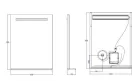 Fürdőszoba tükör, Arezzo design LED okos tükör világító polc + kozmetikai tükör 60x80cm AR-6080KT