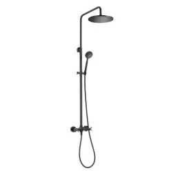   Zuhanyszett, Deante Temisto zuhanyszett zuhany csapteleppel, fekete NAC_N4QT