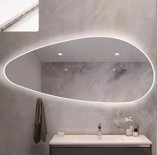 Fürdőszoba tükör, Arezzo design LED tükör 120x80 cm AR-M3091