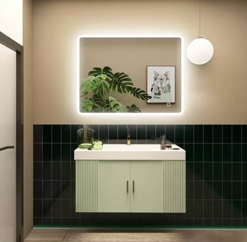 Fürdőszoba tükör, Arezzo design LED tükör 100x70 cm AR-3017