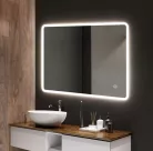 Fürdőszoba tükör, Arezzo design LED tükör 100x70 cm AR-3017