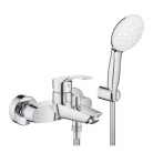 Kádtöltő csaptelep, Grohe Eurosmart kádtöltő Tempesta zuhanyszettel, króm 25276003
