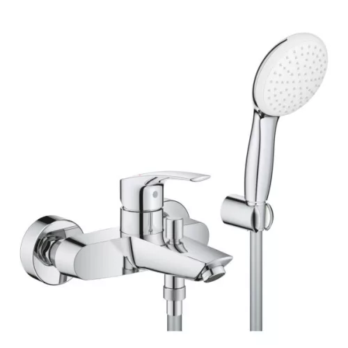Kádtöltő csaptelep, Grohe Eurosmart kádtöltő Tempesta zuhanyszettel, króm 25276003