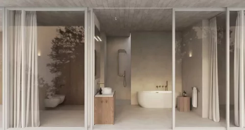 Fogas, Deante Silia szimpla akasztó, szálcsiszolt arany ADI_R111